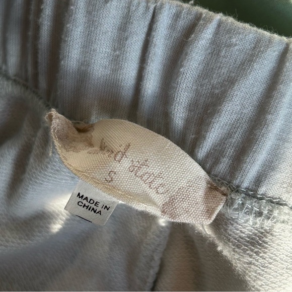 🩷ALTARD STATE BLUE WHITE STAR HIGH WAISTED JOGGER SWEATPANTS LOUNGE SIZE SMALL - Picture 4 of 5